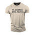 Men's 1% Chance 99% Faith Cotton T-Shirt